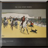 A37b. Lance Thackeray and Lionel Edwards horse print. Frame measures 15.5” x 20” 